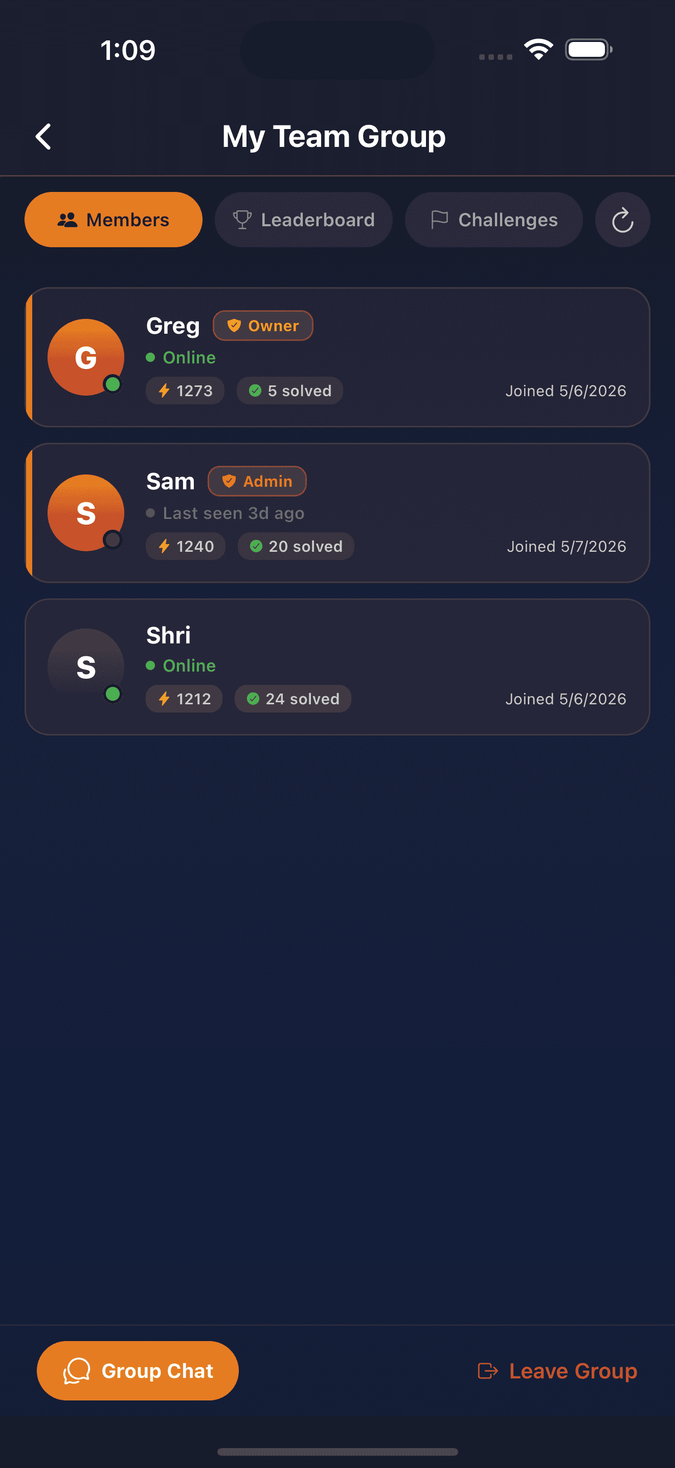 Groups